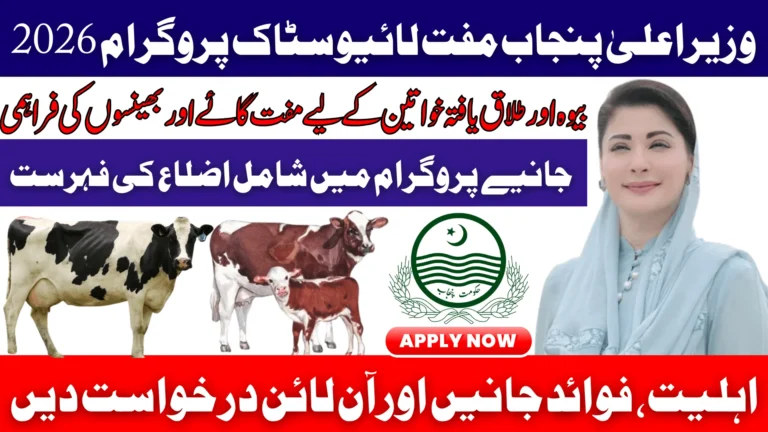 CM Punjab Free Livestock Program 2026 Know Eligibility, Benefits & Apply Online