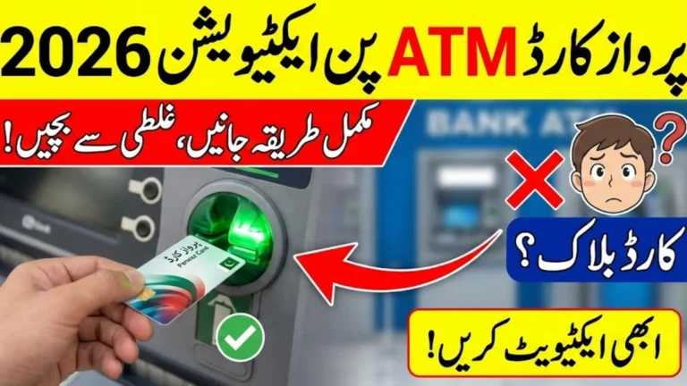 Parwaz Card ATM PIN Activation Process 2026 – Know Full Details Step By Step