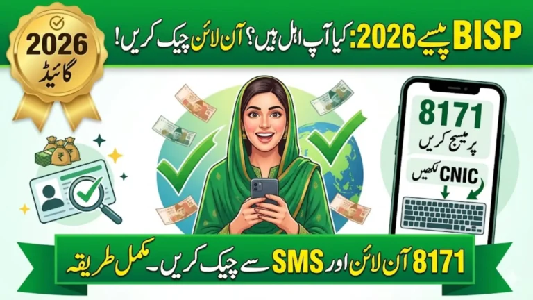 8171 bisp gov pk 2026 – Complete Guide to Check BISP Eligibility and Payment Online