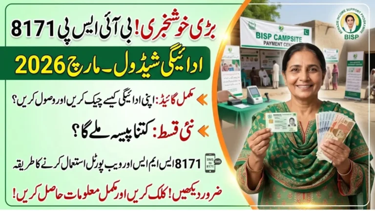 BISP 8171 Payment Schedule March 2026 – Complete Guide for Beneficiaries