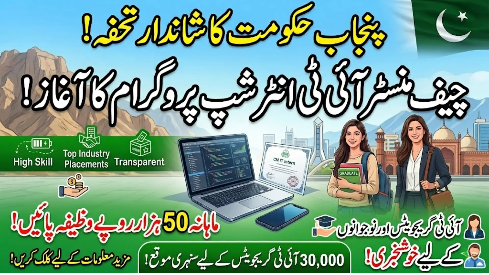 Chief Minister IT Internship Program: A New Opportunity for IT Graduates in Punjab