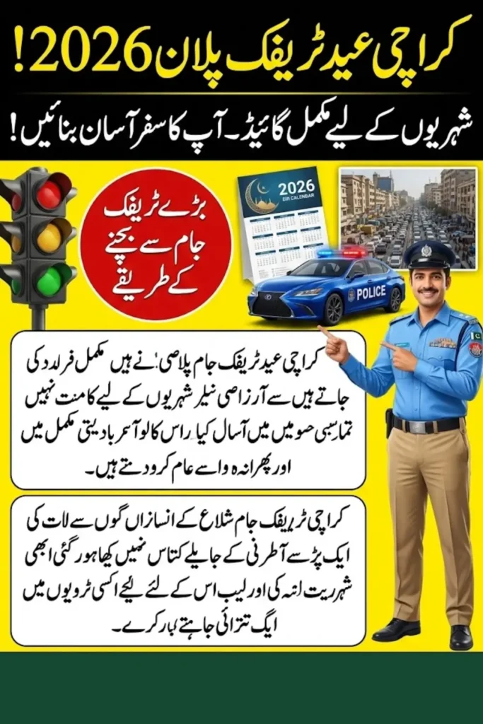 Karachi Police Eid Traffic Plan 2026 – Complete Guide for Citizens