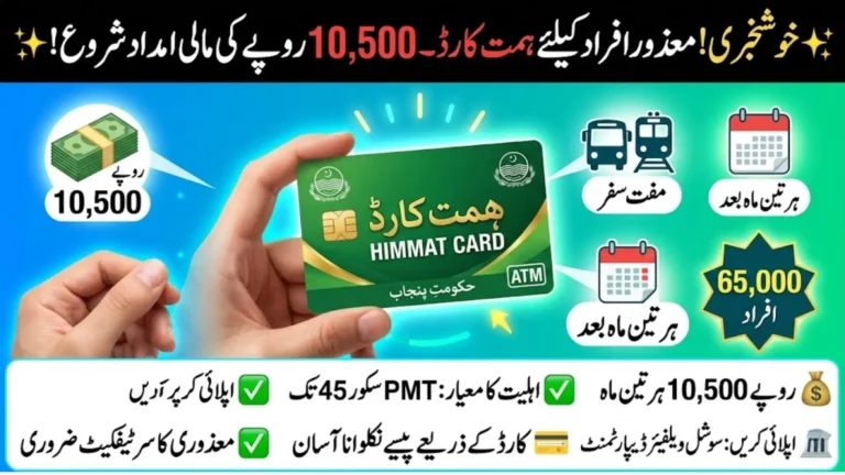 Punjab Launches Himmat Card Scheme – Disabled Persons to Receive Rs 10,500 Quarterly