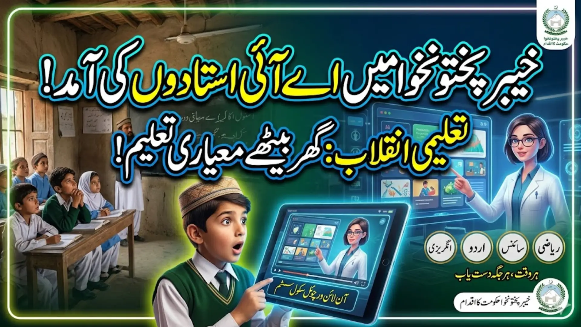 AI Virtual School System in Khyber Pakhtunkhwa Approved to Transform Education with AI Teachers
