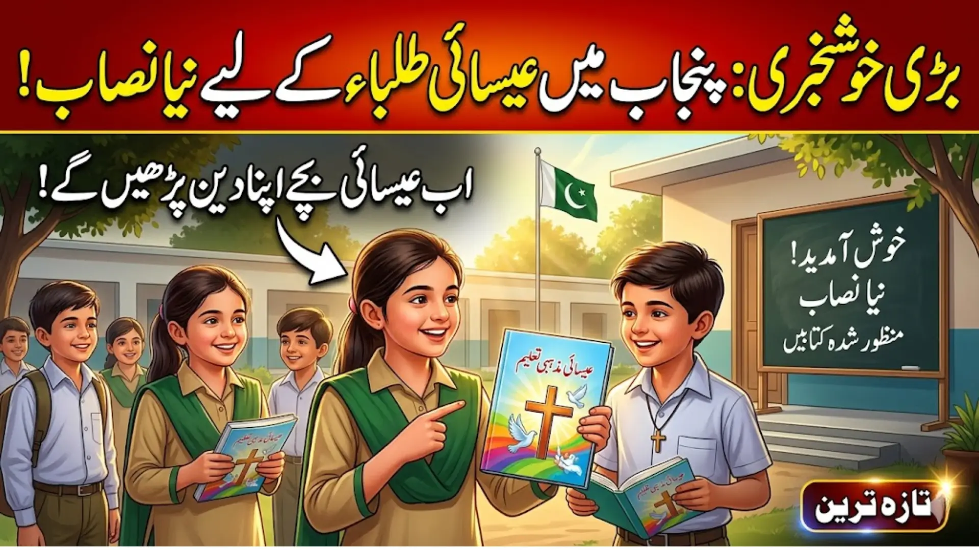 Christian Religious Education in Punjab Introduced with New Curriculum for Minority Students