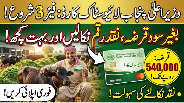 CM Punjab Livestock Card Phase 3 Online Registration 2026 – Eligibility, Loan Amount, How to Apply and Benefits