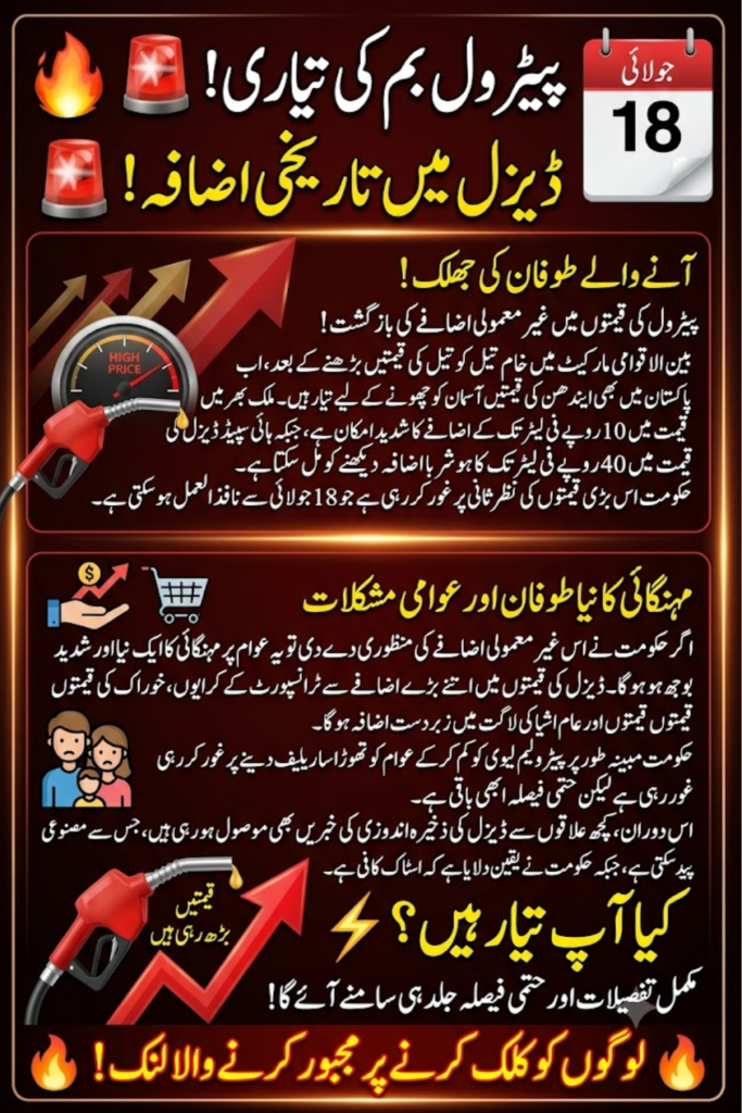 Petrol Price in Pakistan Expected to Increase from July 18 as Diesel May Rise by Rs. 40 Per Litre