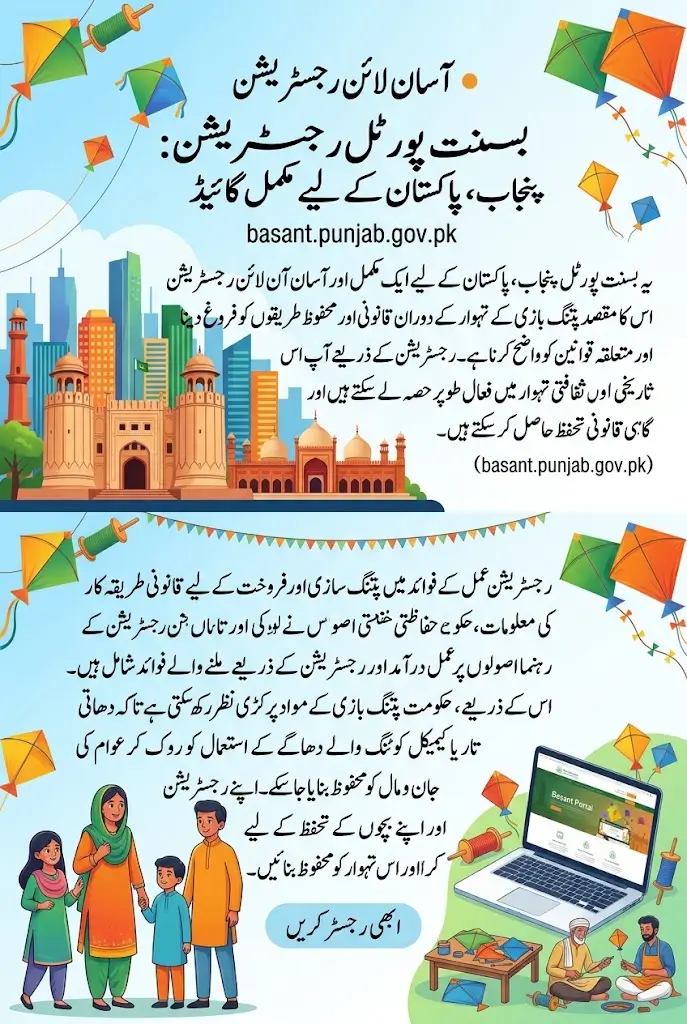 Basant Portal Registration Complete Guide for Punjab, Pakistan
