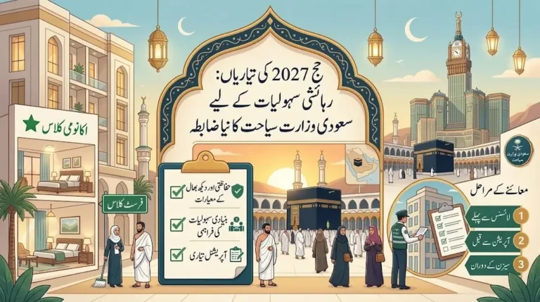 حج 2027 کی تیاریاں: سعودی وزارت سیاحت کا رہائشی سہولیات کے لیے نیا ضابطہ متعارف