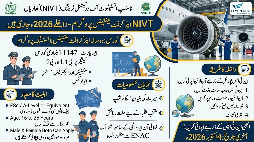 NIVT Aircraft Maintenance Program Admissions 2026 Open