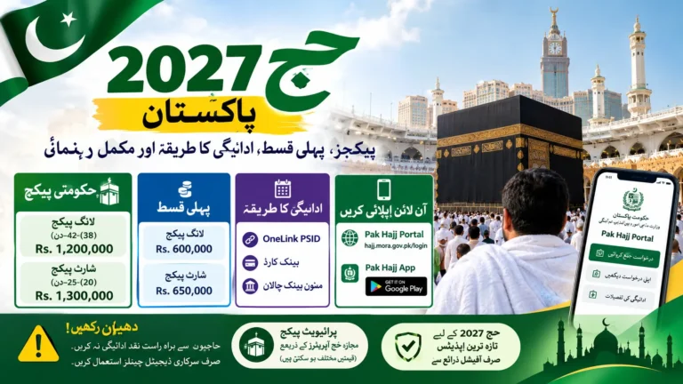 Pak Hajj App 2027 Payments — Complete Guide 2026