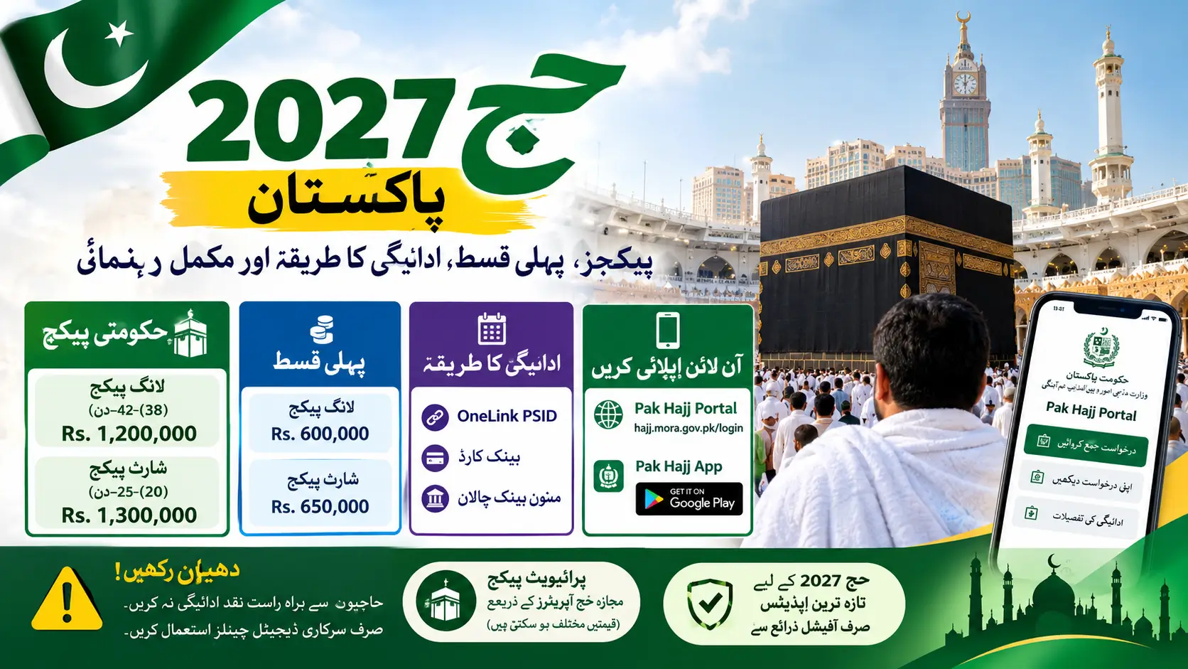 Pak Hajj App 2027 Payments — Complete Guide 2026