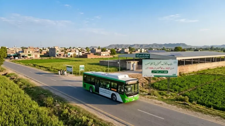 Punjab Electric Bus Service to Expand to 91 Tehsils From January 2027